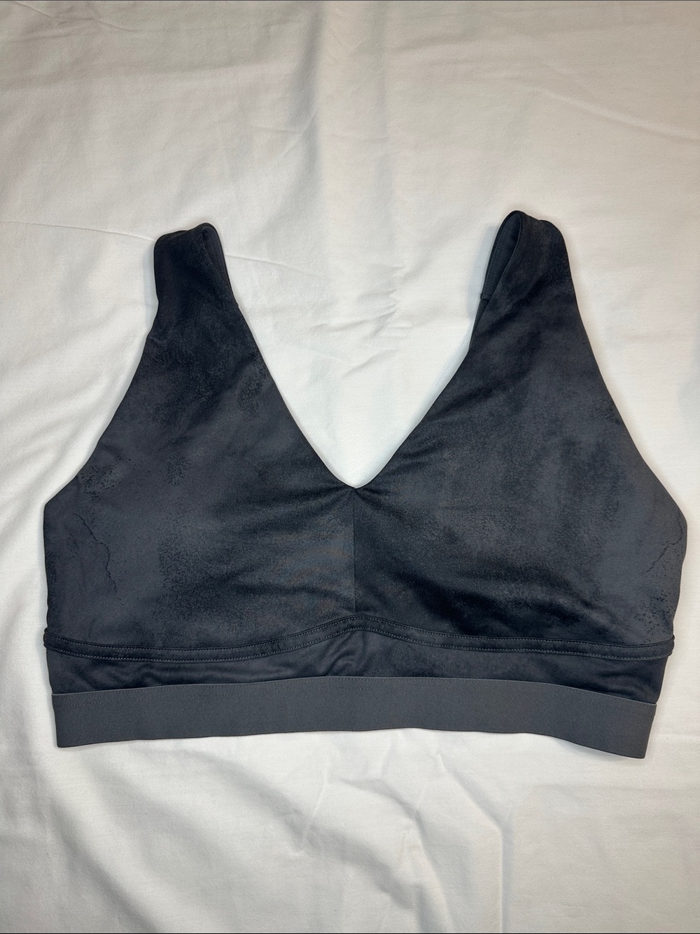 Fabletics Black V-Neck Wireless Bralette